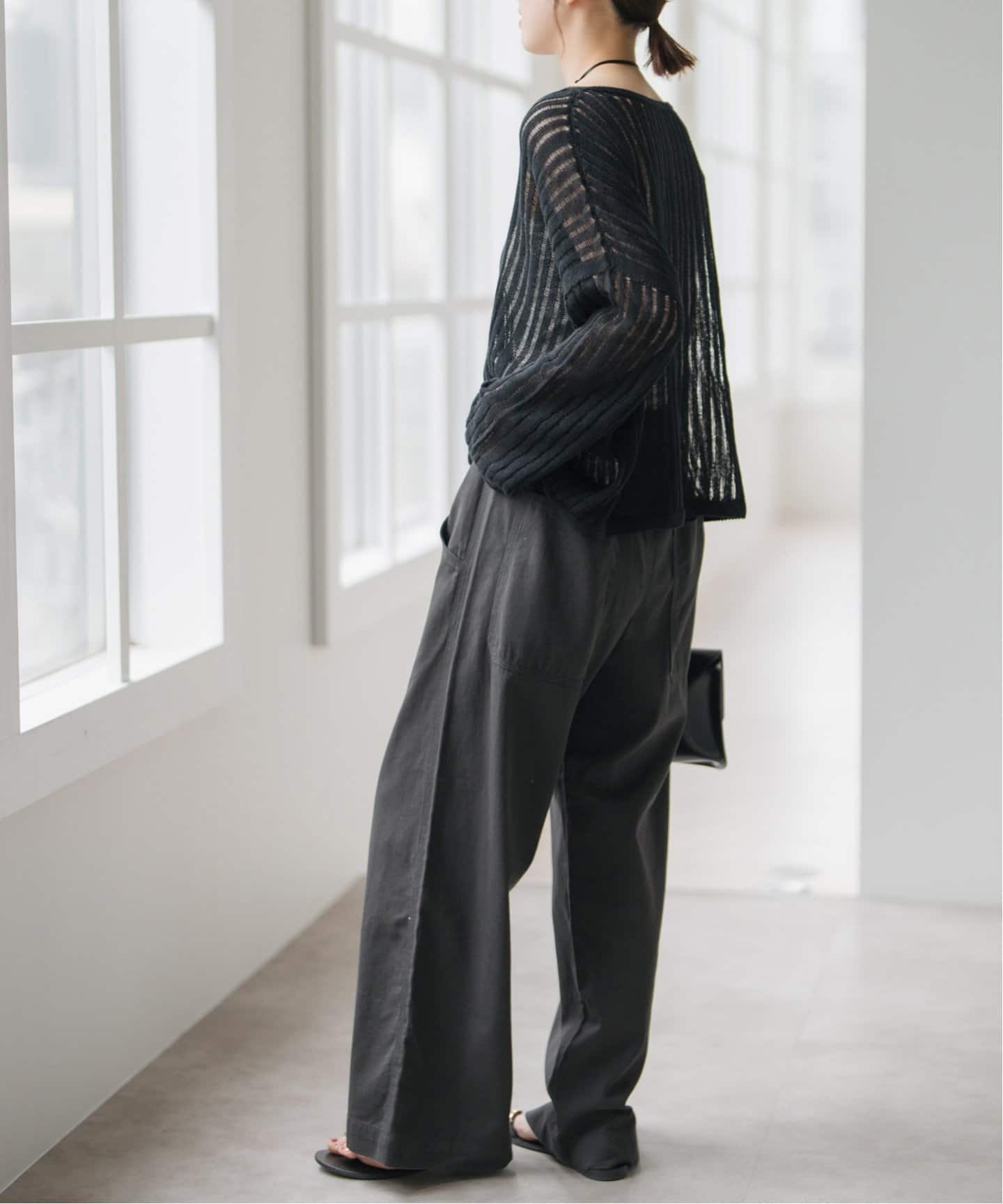 追加》ギャザーチノ（チノパンツ）｜Spick and Span（スピック＆スパン