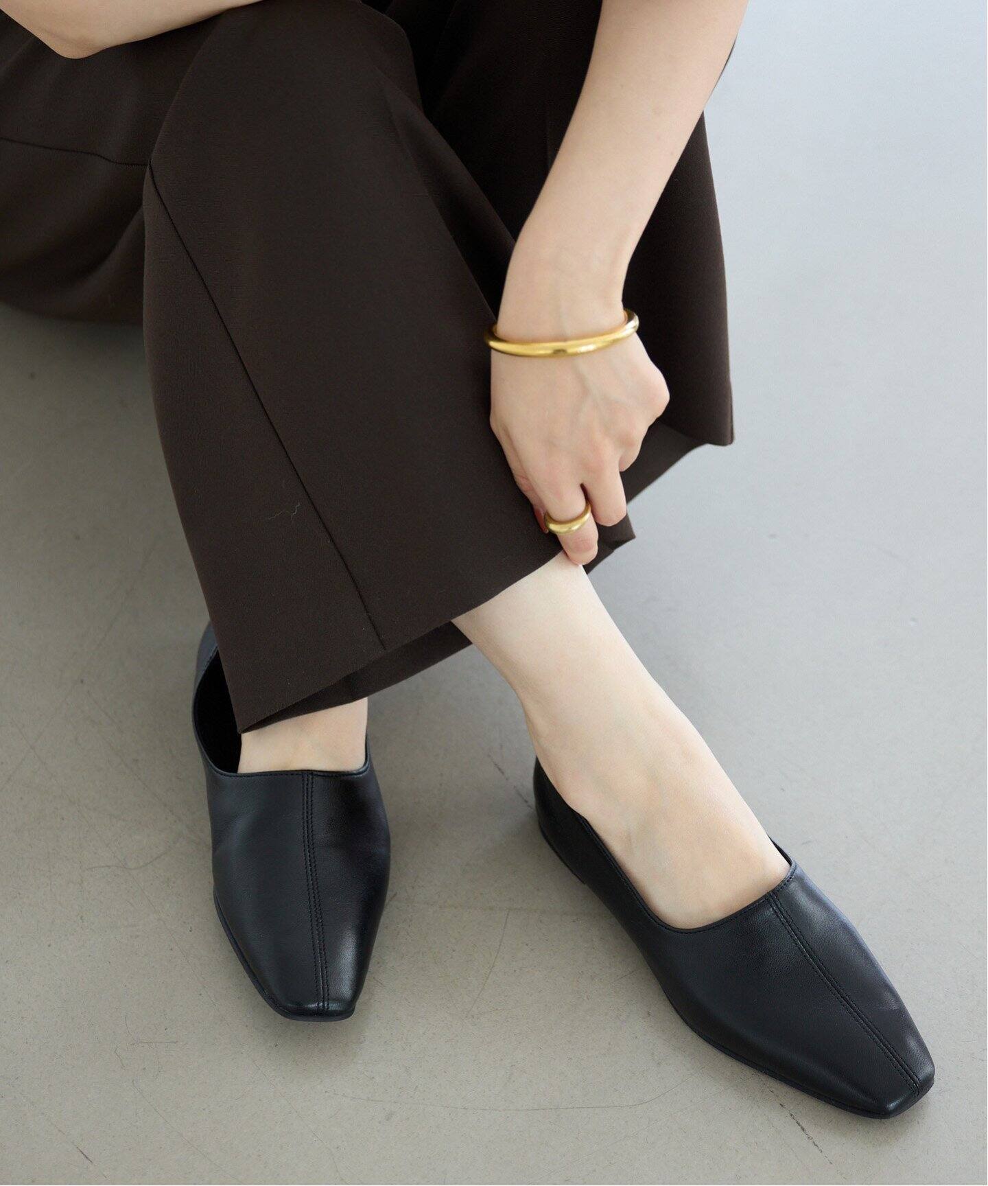 レザーソフトハイバンプフラット（バレエシューズ）｜LE TALON（ル