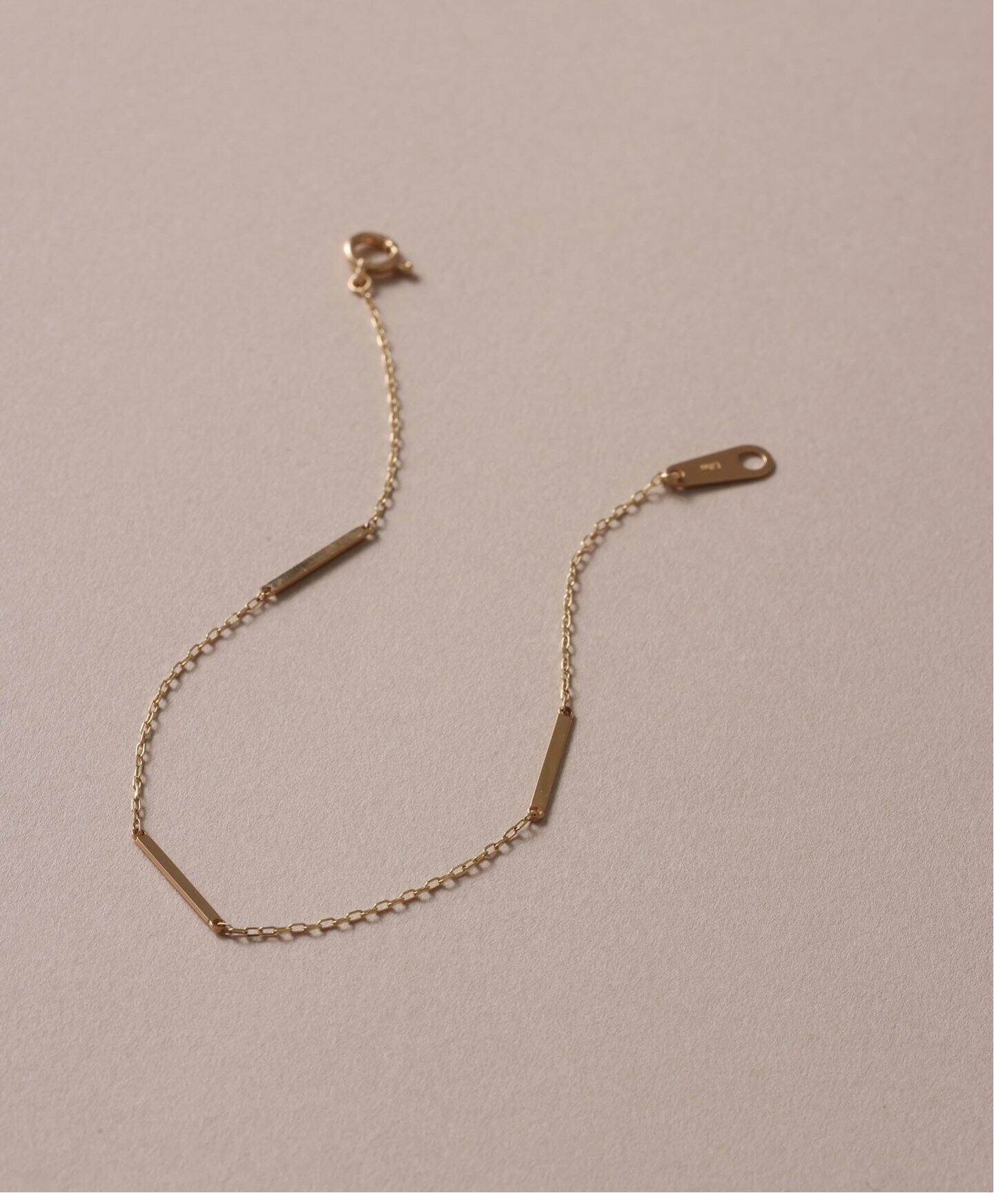 プレート*チェーンブレスレット K10（ブレスレット・バングル）｜Lilas