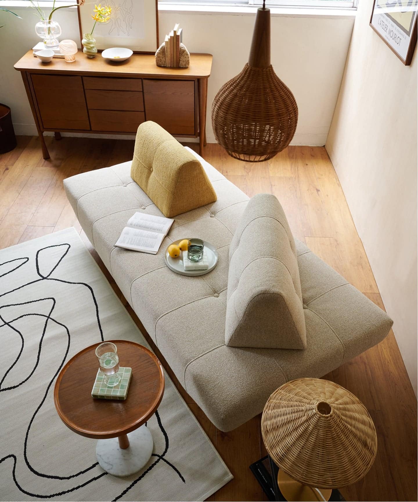 PLAYA SOFA Back Cushion L(BE) プラヤソファ 背クッション（ソファ