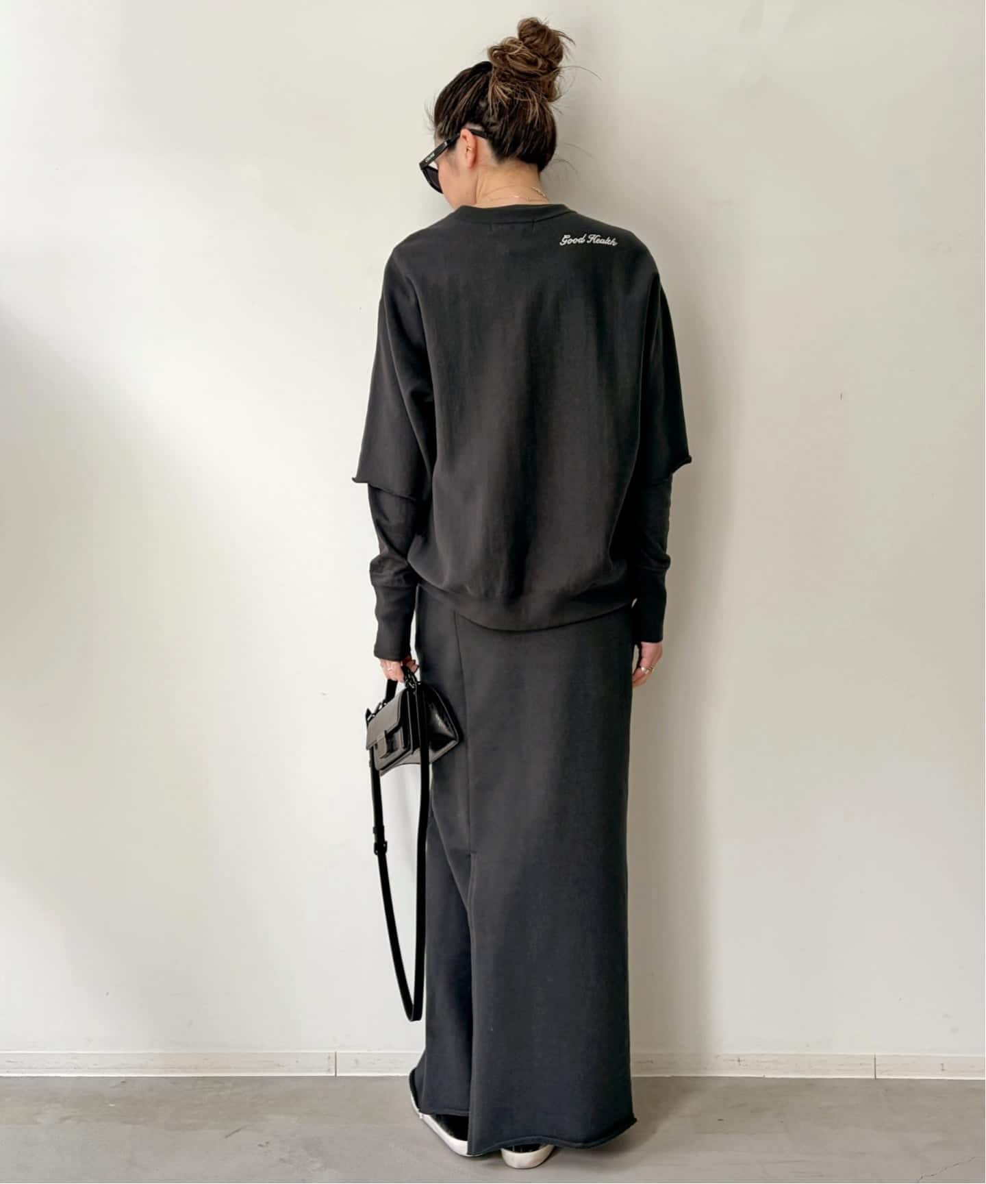 AMERICANA/アメリカーナ】 HALF SLEEVE SWEAT（スウェット）｜L