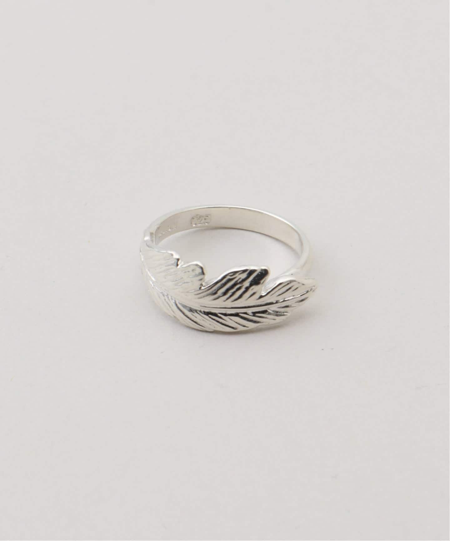 MANON JEWELRY/マノン ジュエリー】 feather pinky ring（リング）｜L
