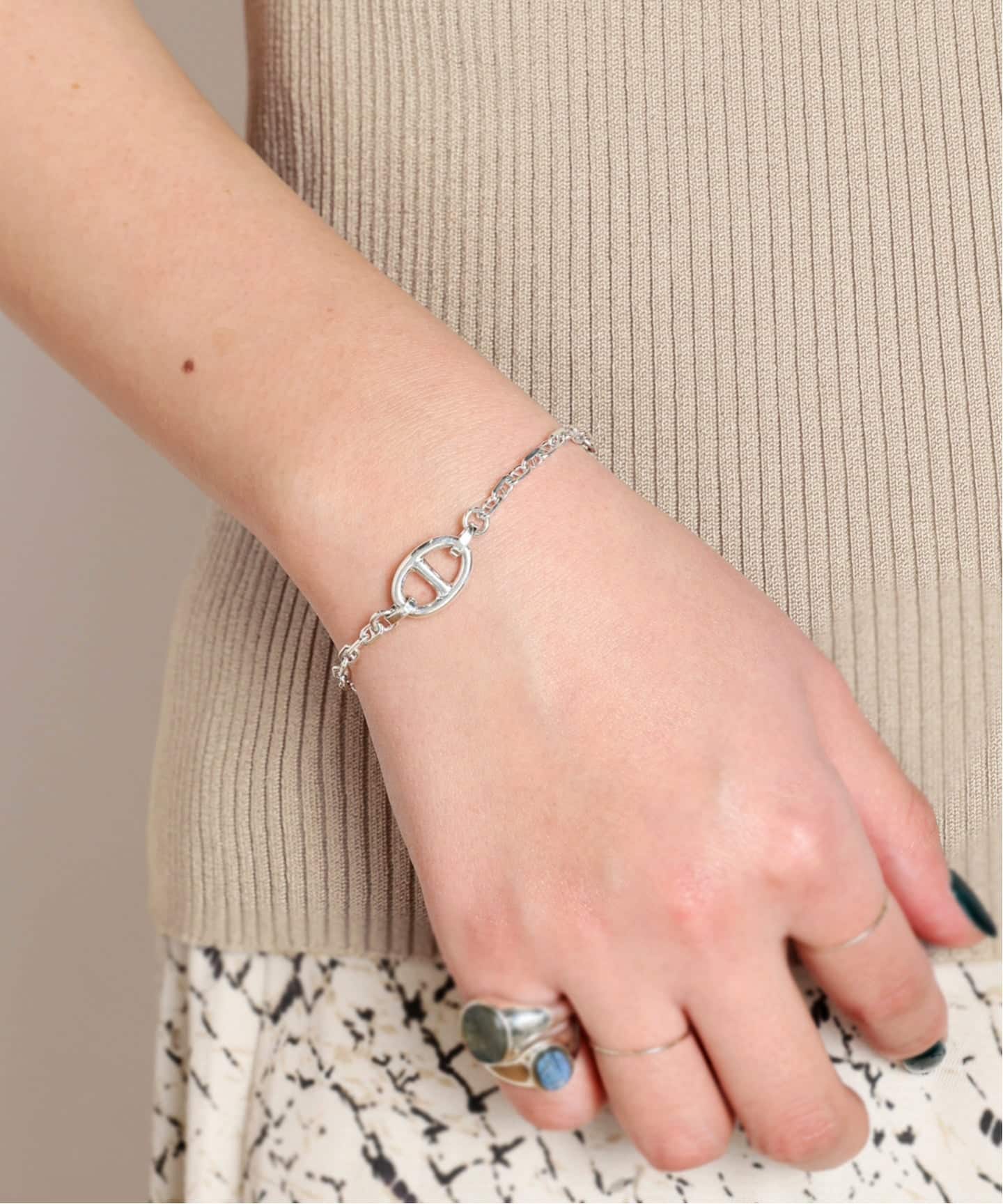 GARDEN OF EDEN/ガーデン オブ エデン】Anchor chain bracelet