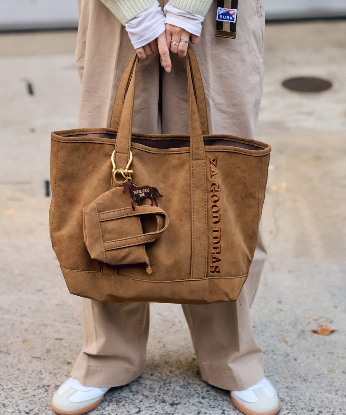 YA GOOD IDEAS GOOD NEWS BIG&MINI TOTE M（トートバッグ）｜FRAMeWORK