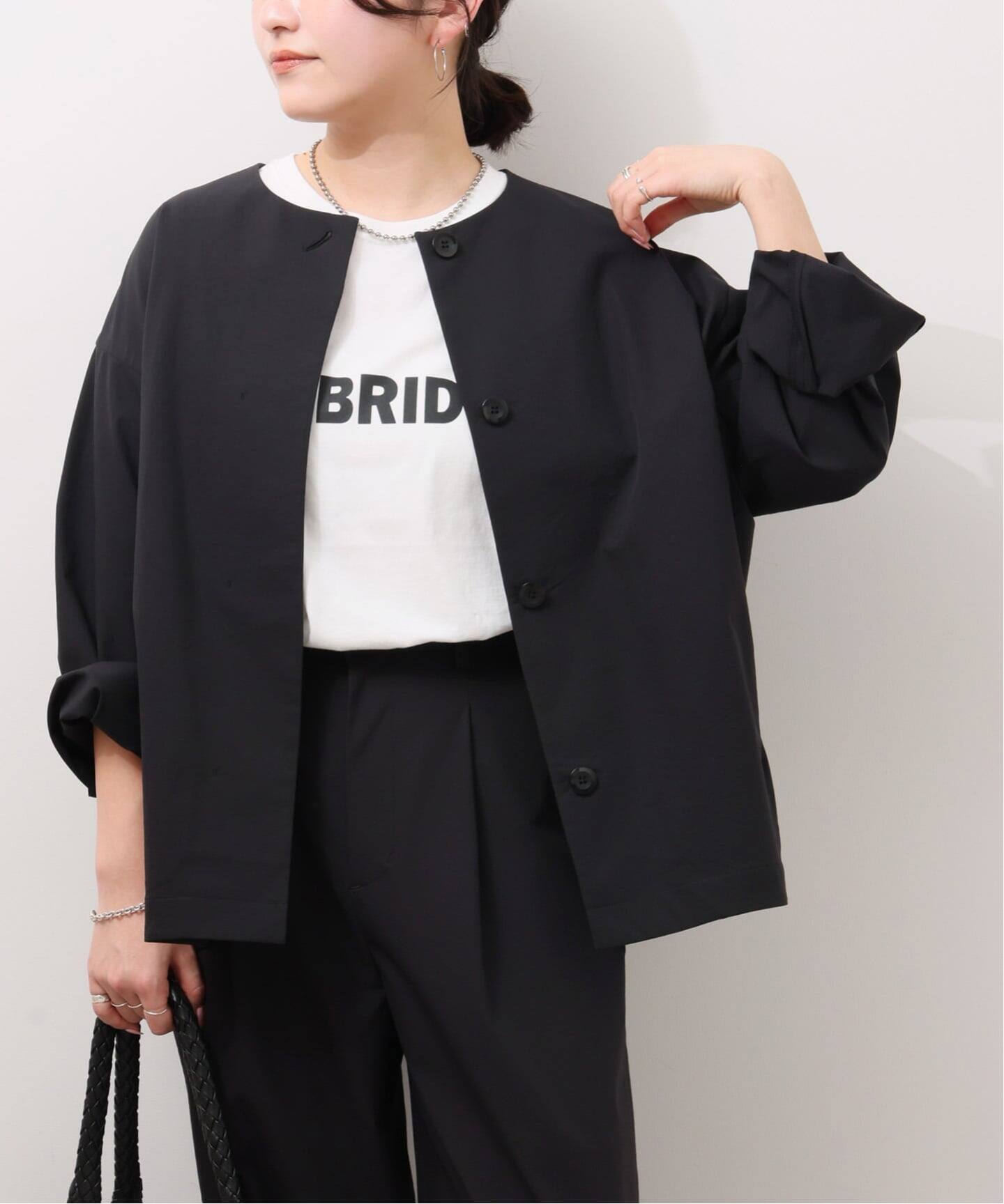 追加》［撥水 / UVカット］【SPENSIERATO】クルーネックコクーン