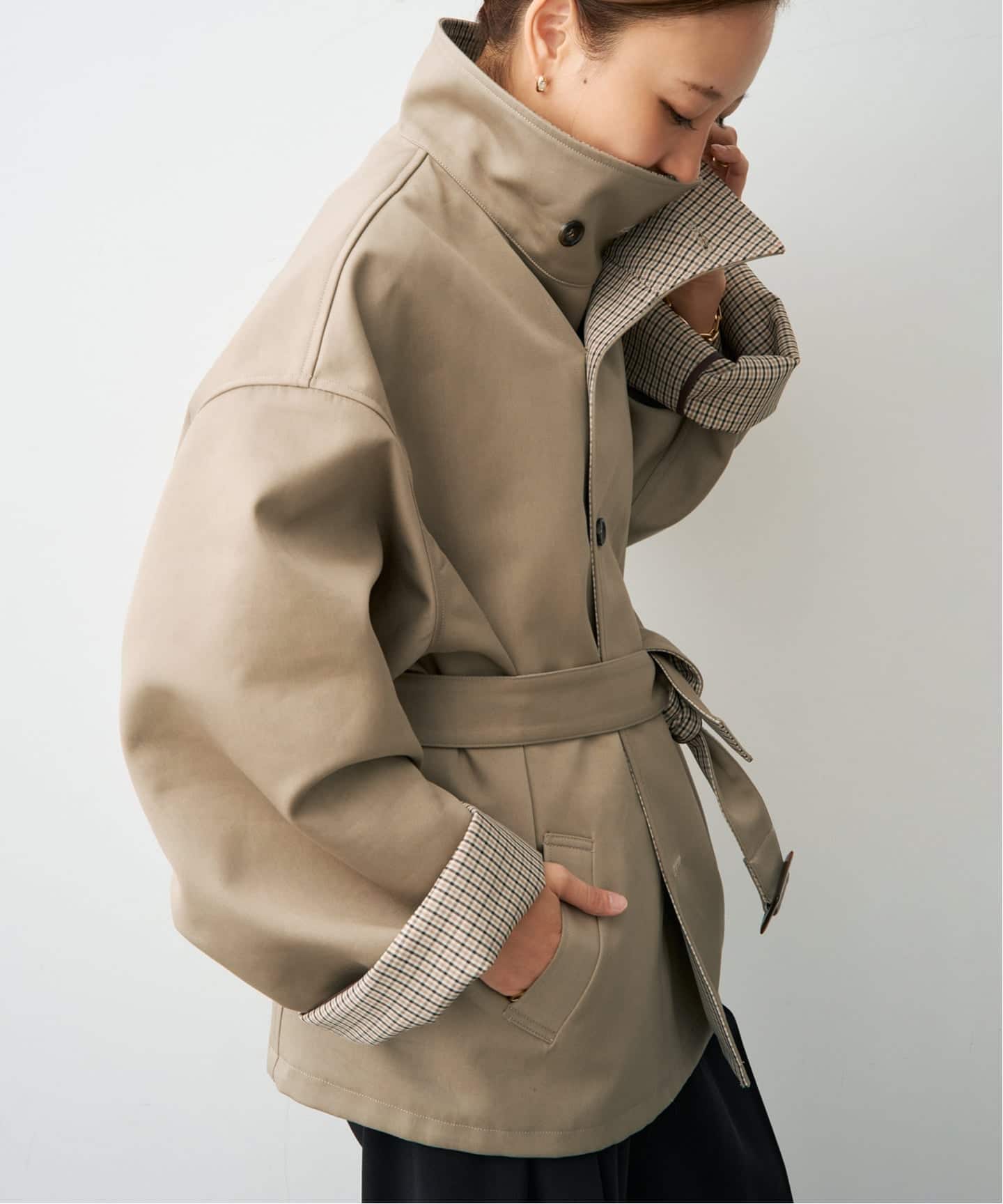 MADISONBLUE / マディソンブルー】 SINGLE TRENCH COAT（トレンチ