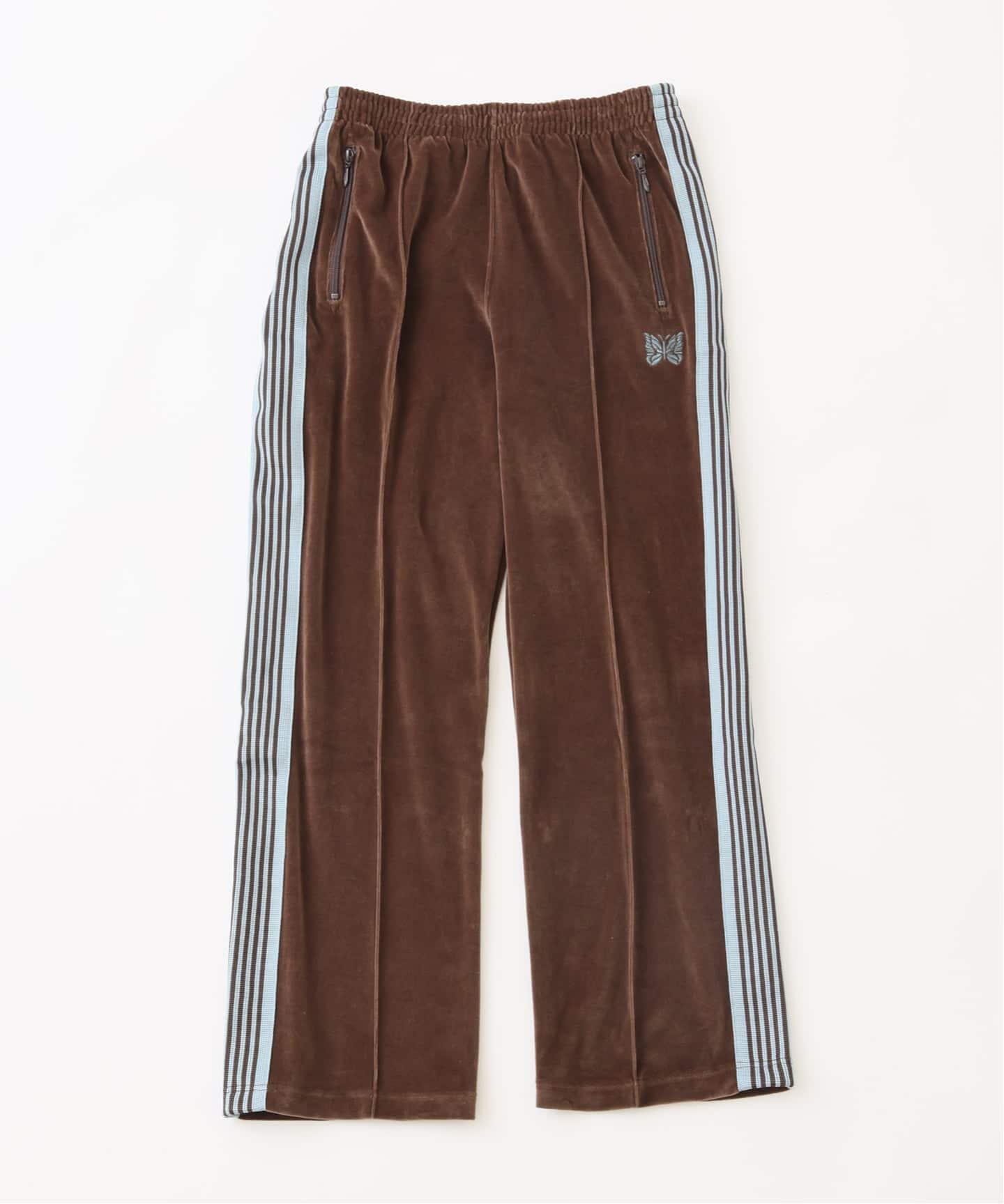 NEEDLES / ニードルズ 別注 C/PE ベロア トラック パンツ（スラックス