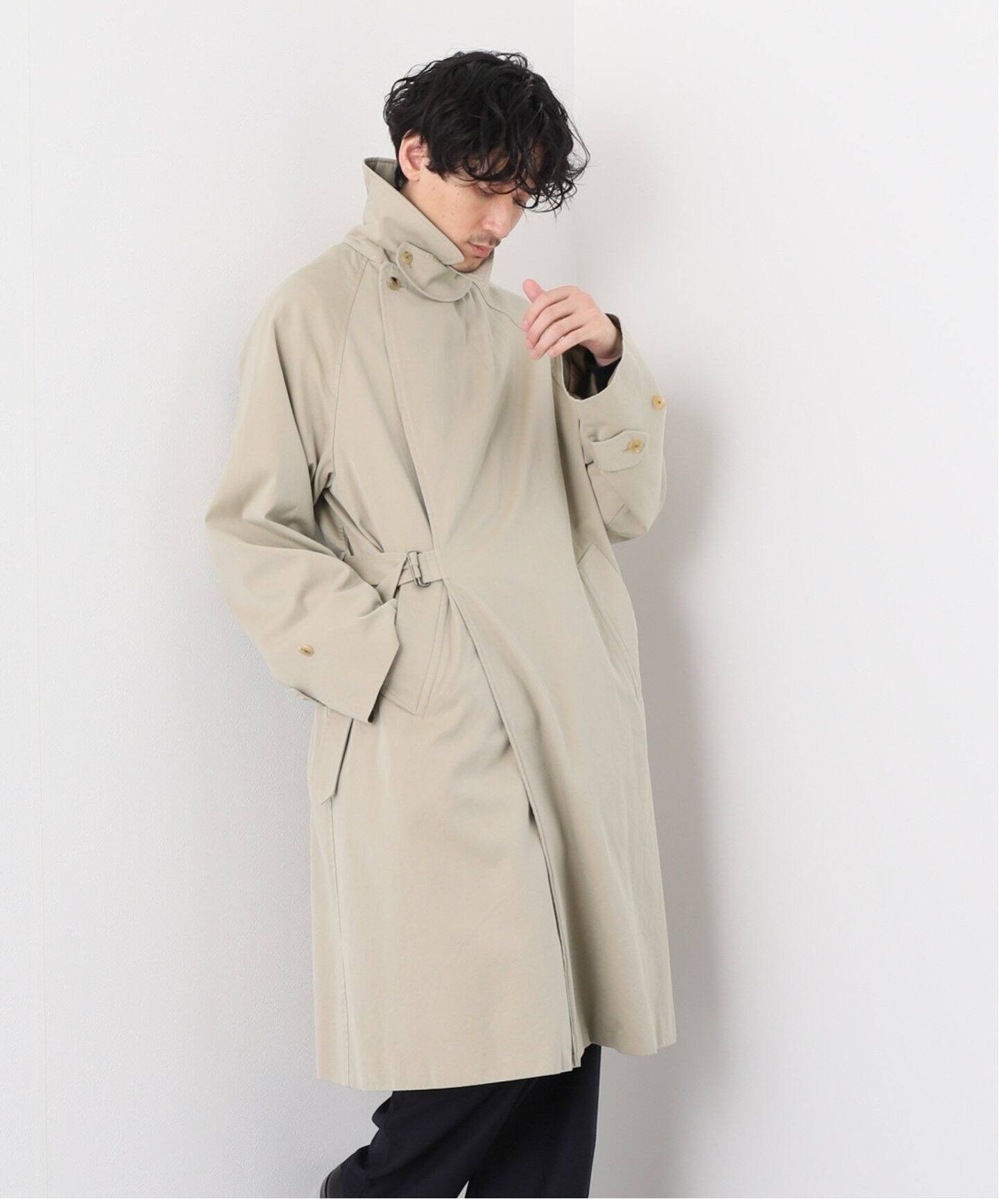 Comoli 22SS ウォッシュドタイロッケンコートサイズ2 【公式通販】