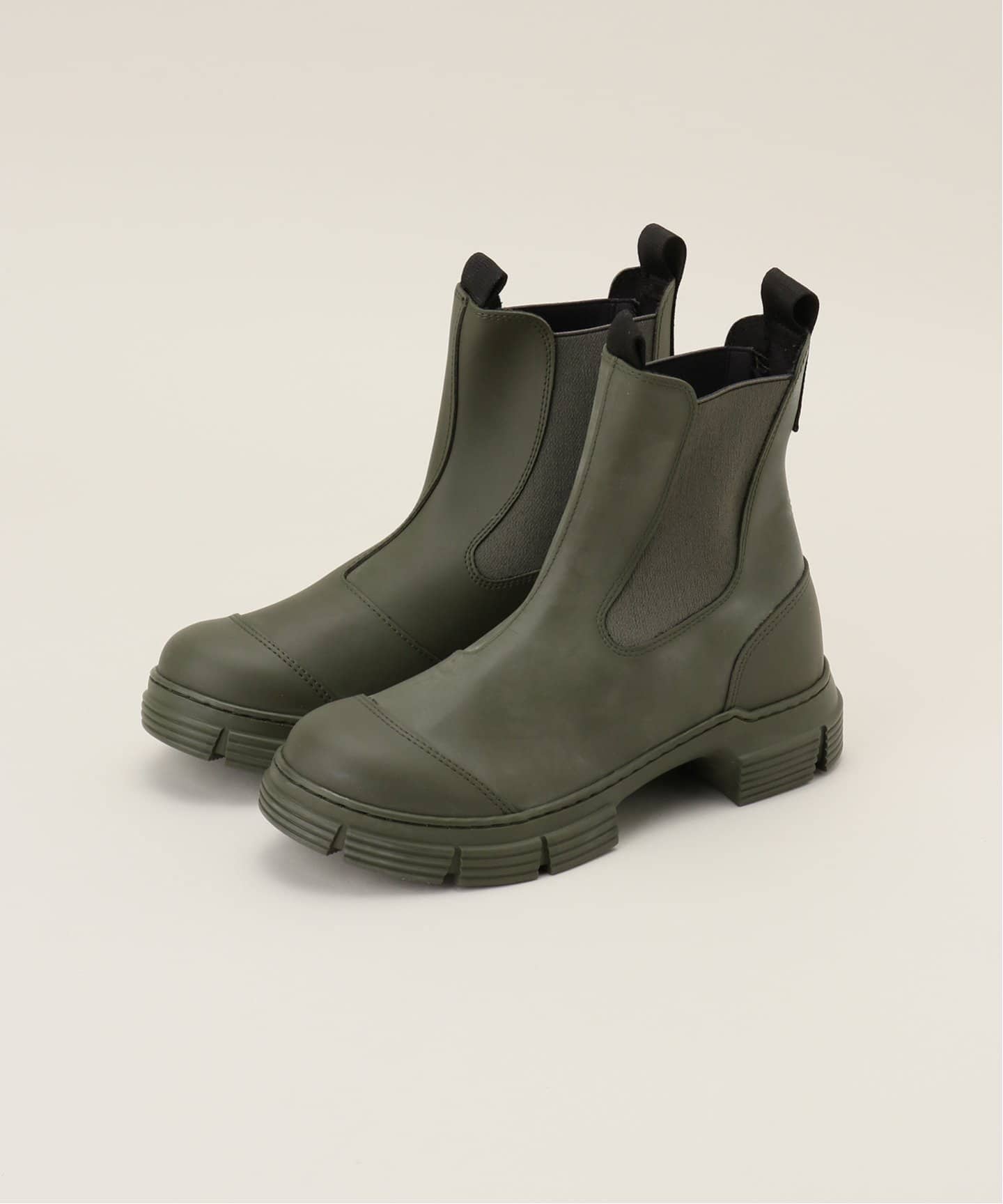 GANNI / ガニー】 Recycled Rubber City Boot：ブーツ（ブーティ