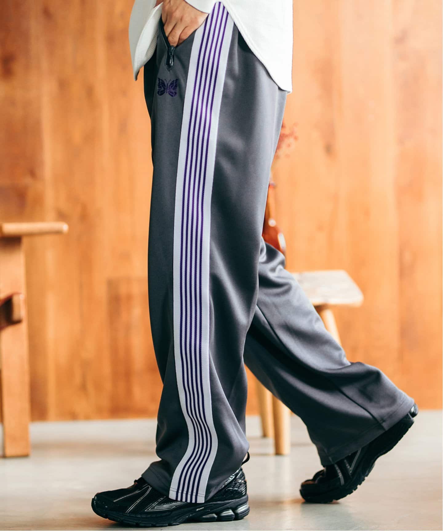 Needles STUDIOUS別注 パピヨントラックパンツ XSサイズ - Needles