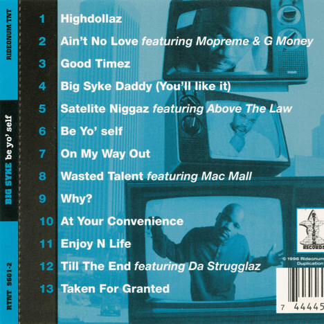 Big Syke - Be Yo' Self Lyrics and Tracklist | Genius