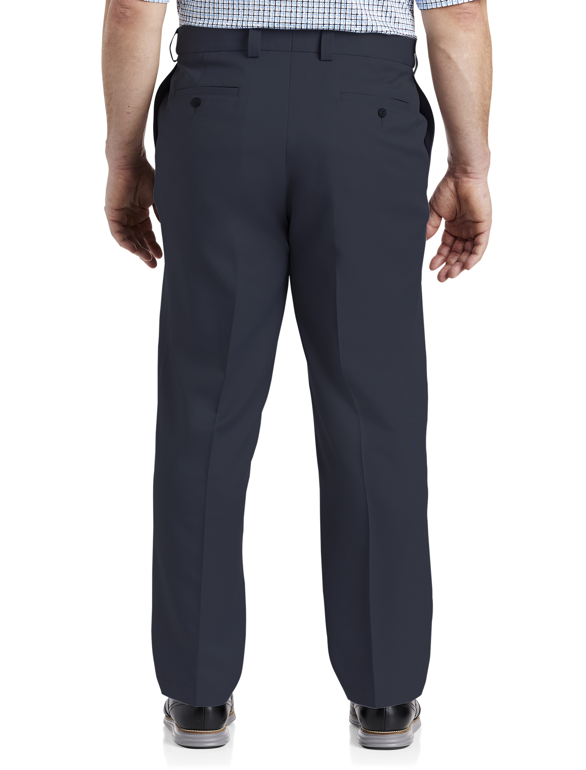 Big + Tall | Oak Hill Microfiber Waist-Relaxer Pants | DXL