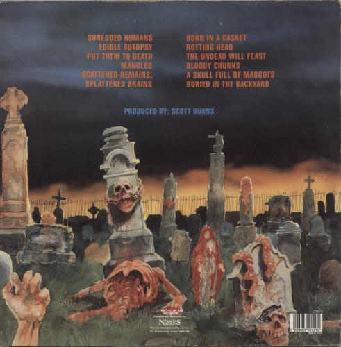 Cannibal Corpse Eaten Back To Life UK vinyl LP album (LP record