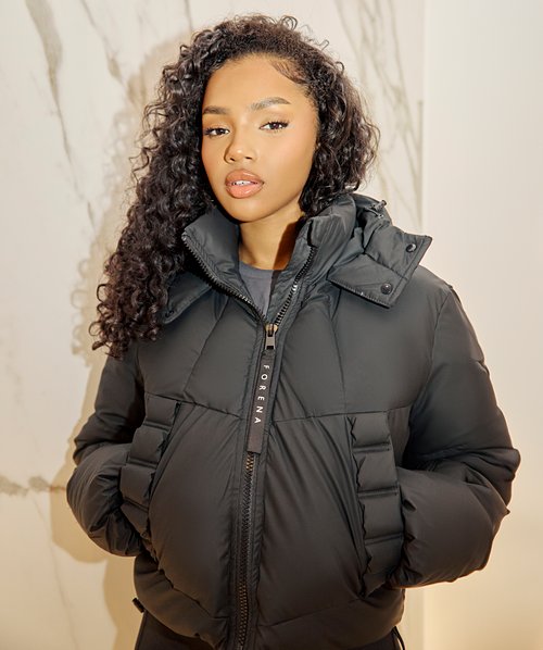 Womens Holly Cropped Puffer Jacket | Forena