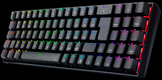 Teclado Mecânico Gamer Redragon Zed Pro ABNT2 RGB Chroma Switch