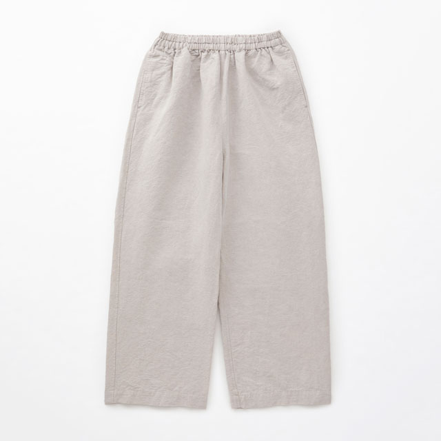 播州織の高密度に織った綿麻のパンツ｜工芸・暮らし・贈りもの｜中川政