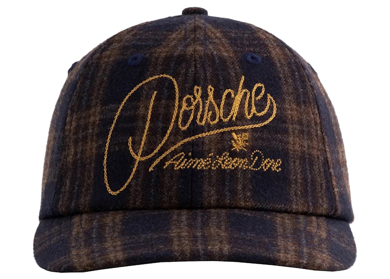 Aime Leon Dore x Porsche 356 Plaid Wool Hat Navy Men's - SS23 - US