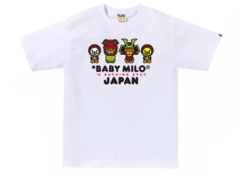 BAPE Baby Milo Japan Tee White Men's - FW23 - US