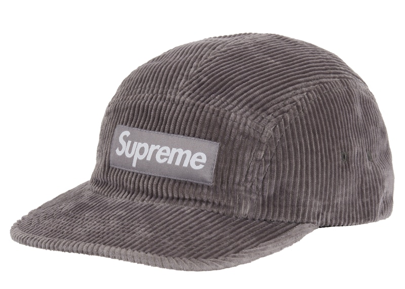 Supreme Corduroy Camp Cap (FW25) Grey - US