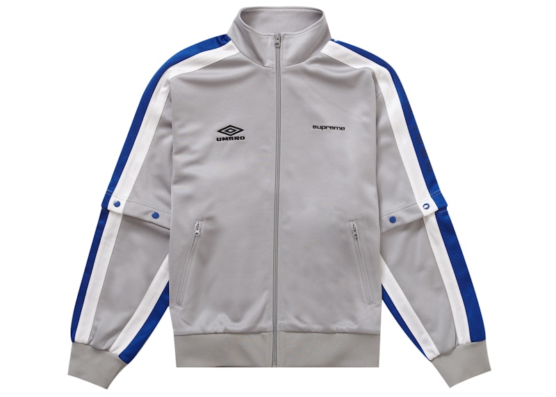 Supreme Umbro Snap Sleeve Jacket Light Grey Men's - SS23 - US