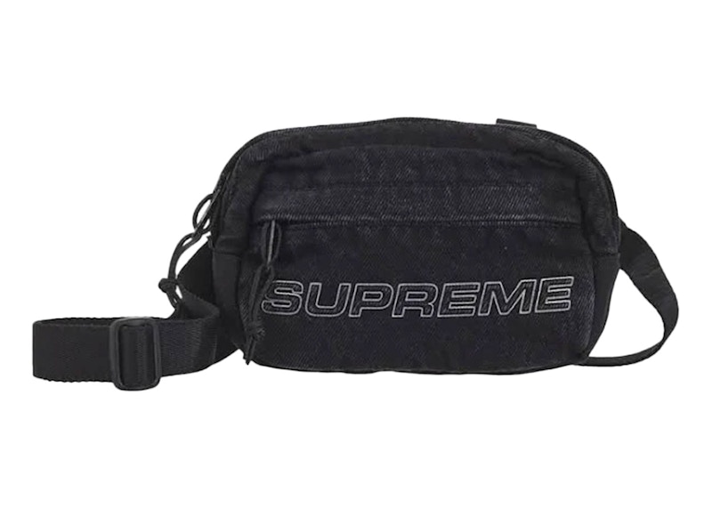 Supreme Denim Mini Shoulder Bag Black - FW25 - US