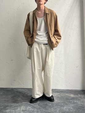 AURALEE（オーラリー）＞ トロピカルウール シャツジャケット□□□を