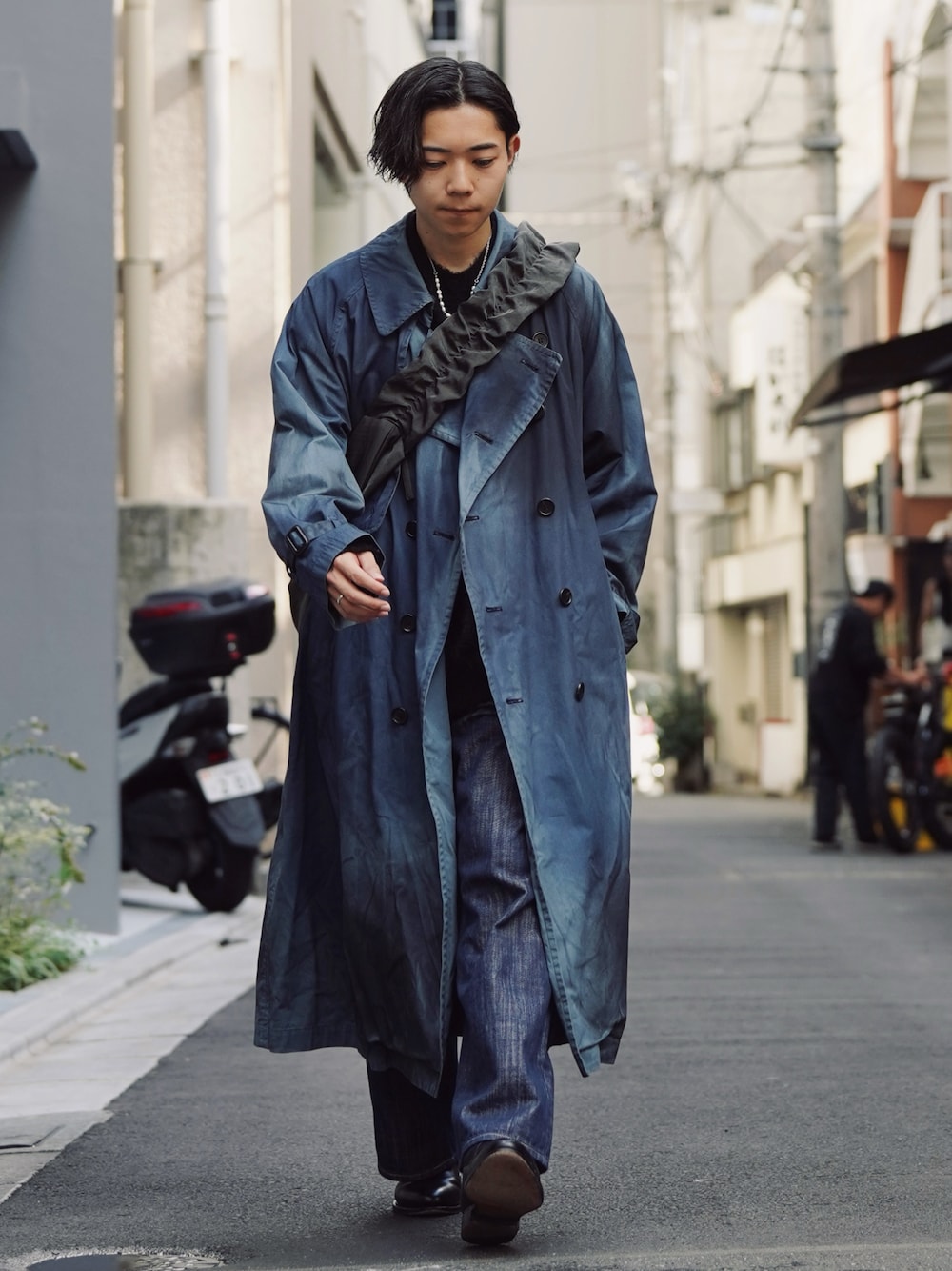 YOKE（ヨーク）の「YOKE/ヨーク/Spray Printed Trench Coat（トレンチ