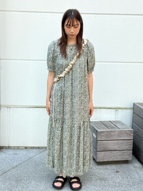 限定展開 花柄 マキシ 半袖 ワンピース（ワンピース）｜FREAK'S STORE