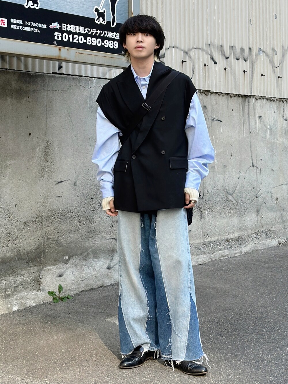 Jieda（ジエダ）の「STRIPE OVERSIZED WESTAN SHIRTS（シャツ/ブラウス