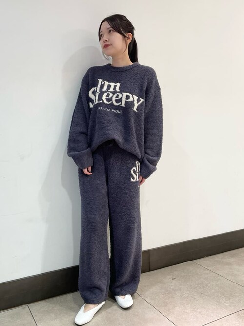 セール】【HOMME】パウダースリーピーロゴジャガードプルオーバー