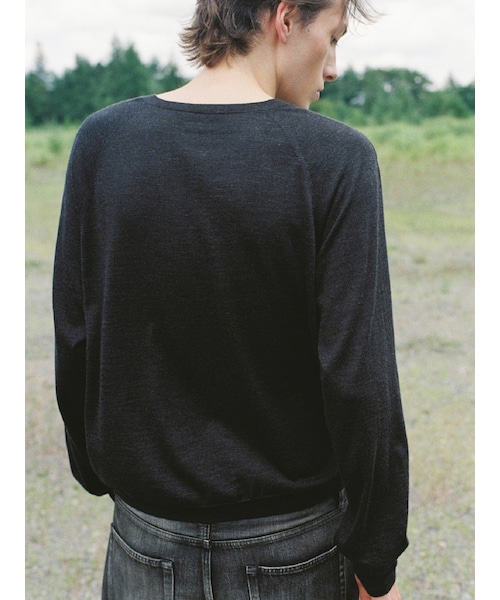 LIDNM（リドム）の「W/Si/Ca 18G V Neck Knit（ニット/セーター）」 - WEAR