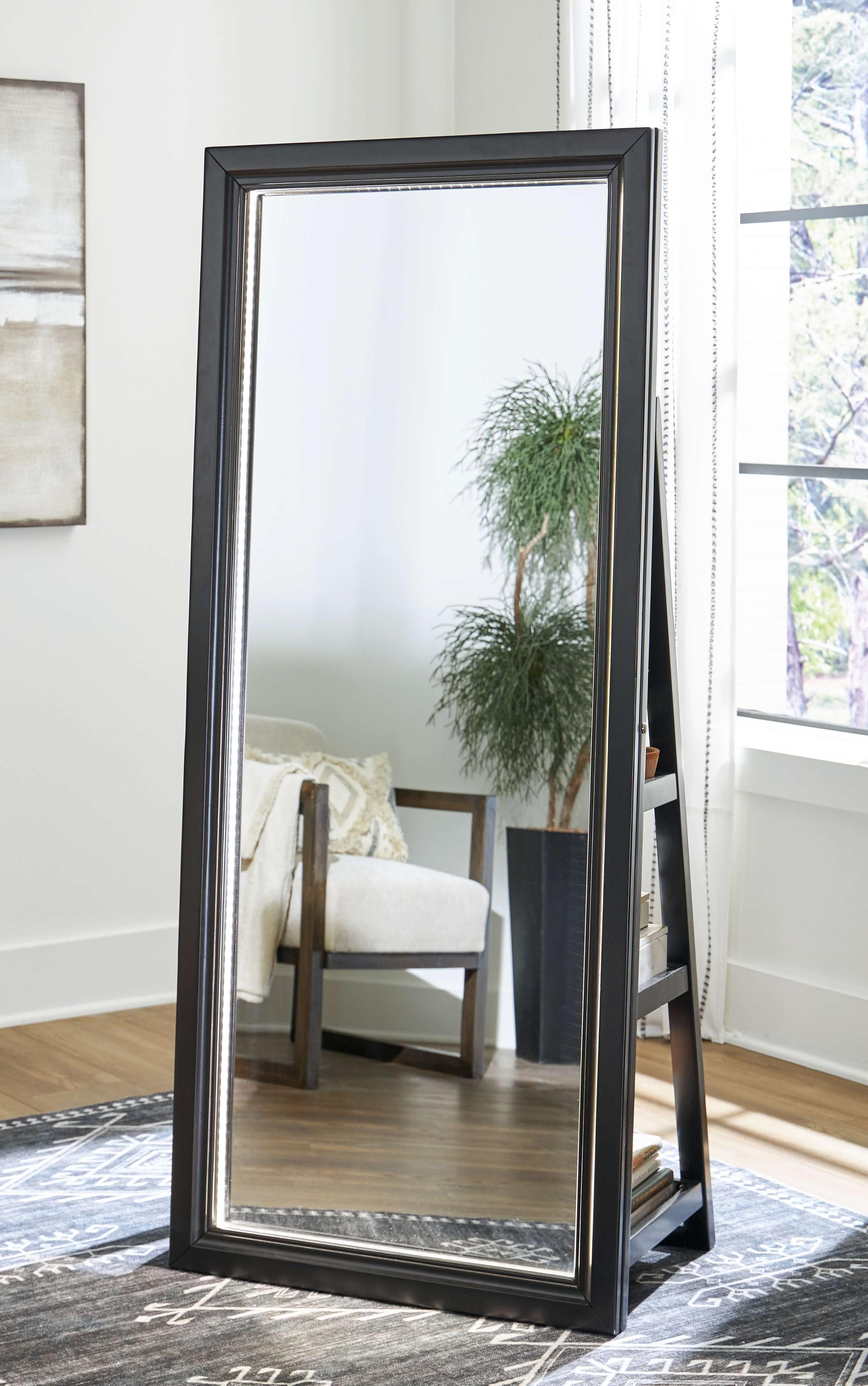 ASHLEY FURNITURE Evesen Floor Standing Mirror/storage A8010384