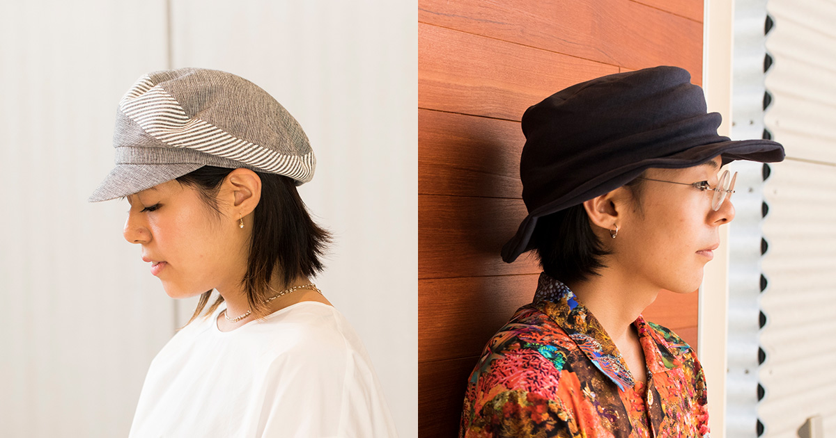 伝説のモディスト平田暁夫の孫がタッグ！「saki et show」の帽子に目が