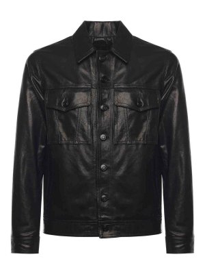 Ambush レザージャケット - 黒|BMJG004F22LEA0011000