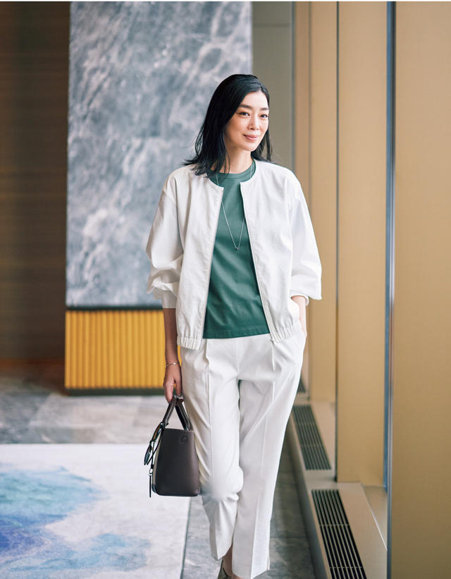 極薄ブルゾンコーデ】簡単にしゃれ感が増すセットアップを選べば間違い