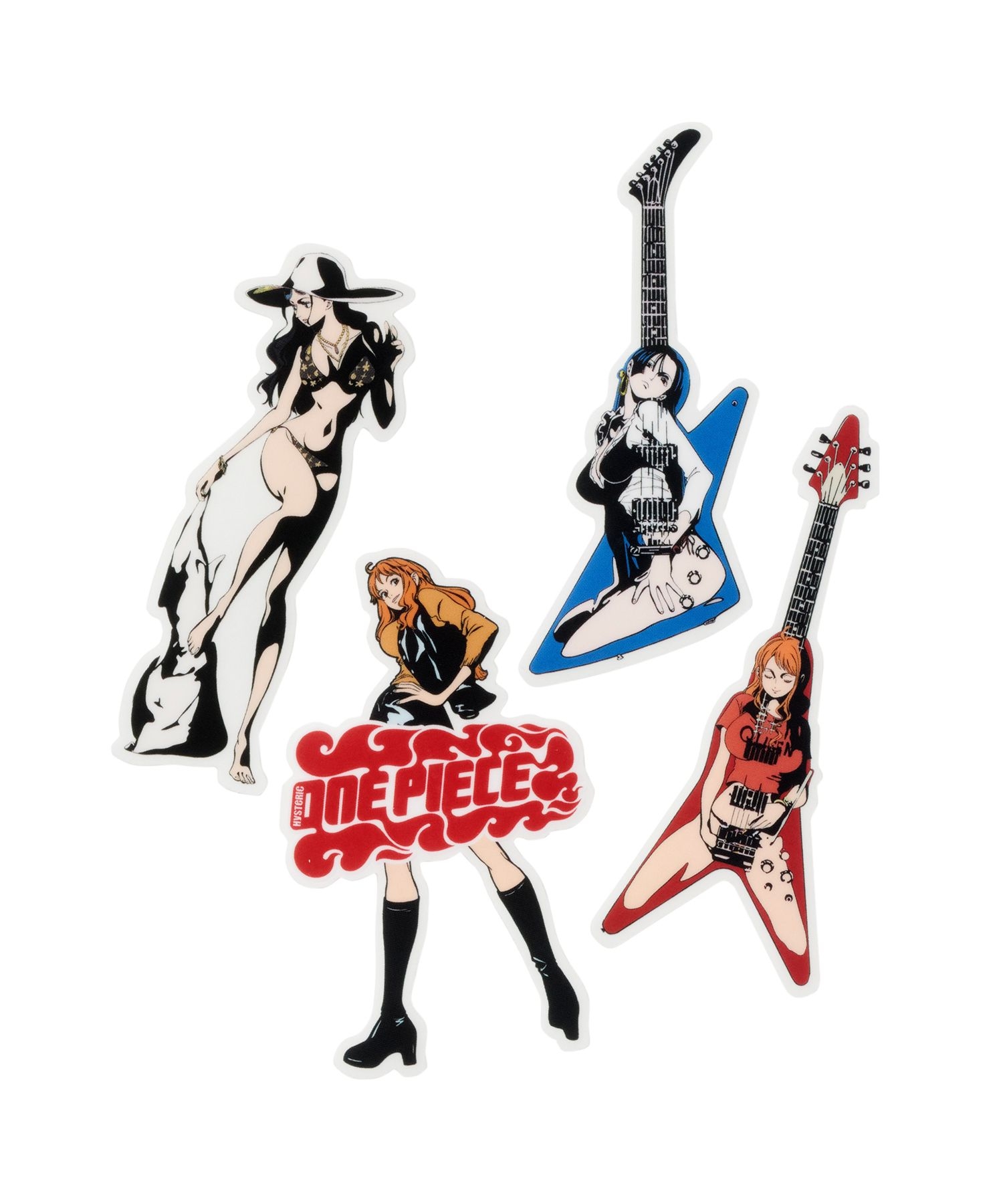ONE PIECE×HYSTERIC GLAMOUR/NAMI ＆ BOA.HANCOCK TWIN GUITAR柄