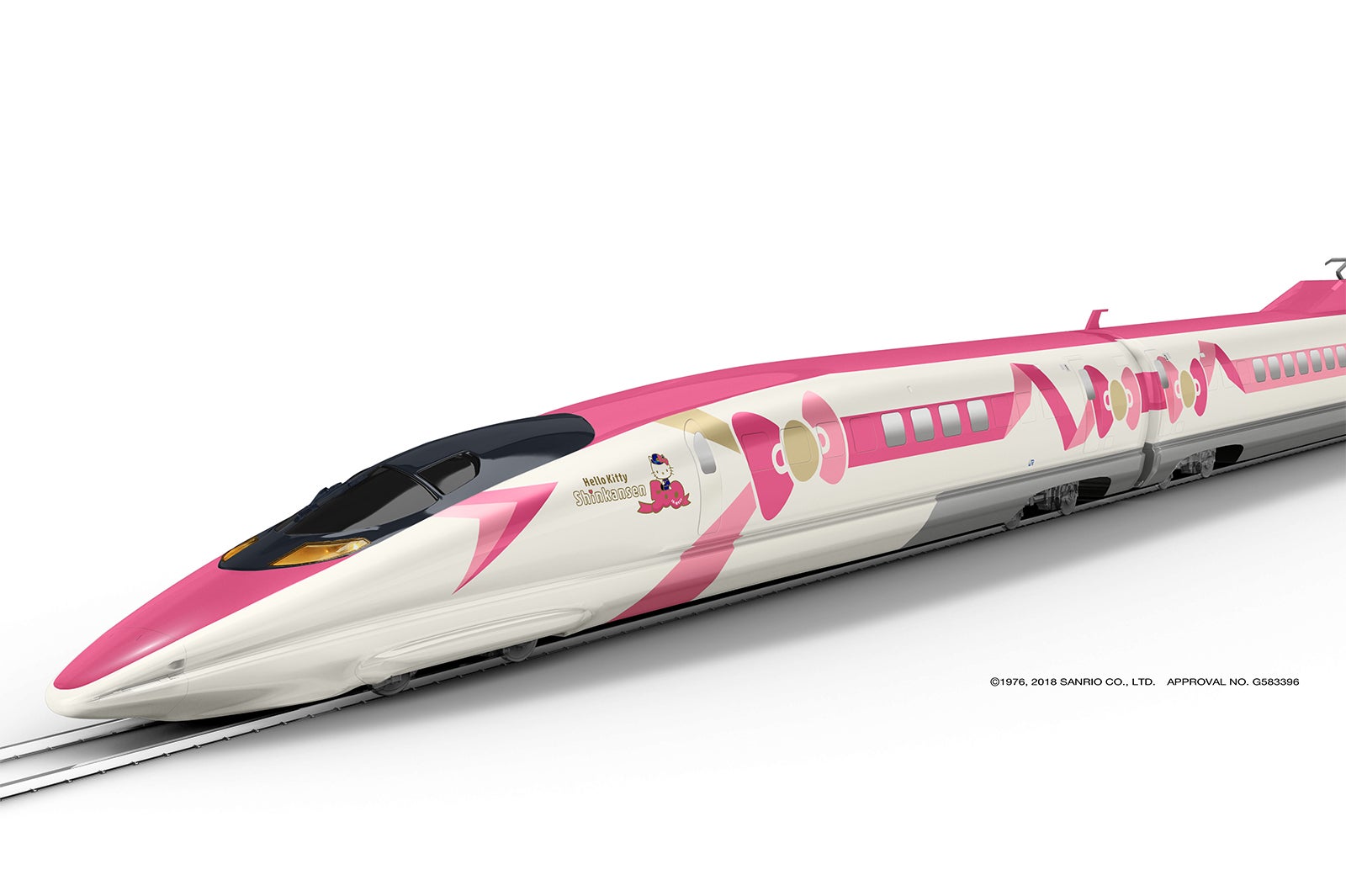 ハローキティ新幹線」2018年夏デビュー、JR西日本とサンリオがコラボ