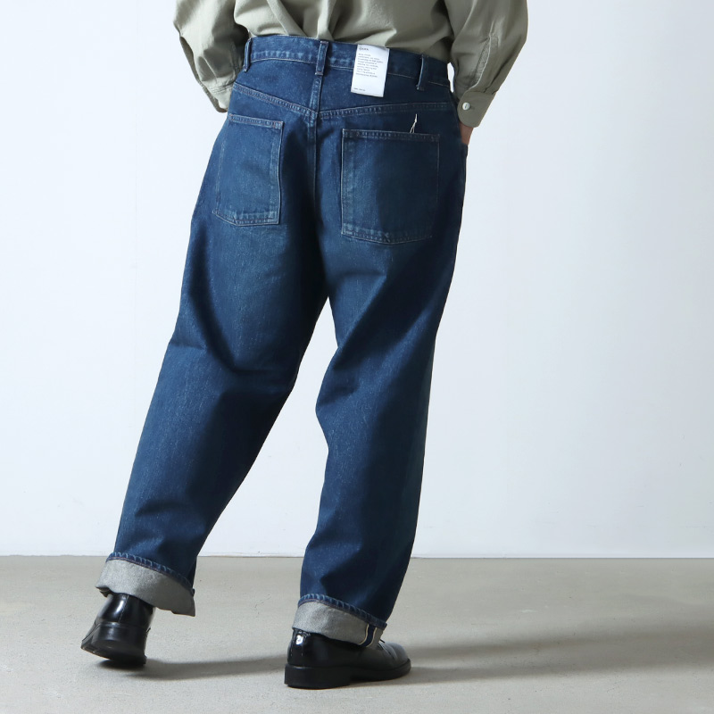 CIOTA (シオタ) インディゴ スビンコットン 13,5oz バギーデニム