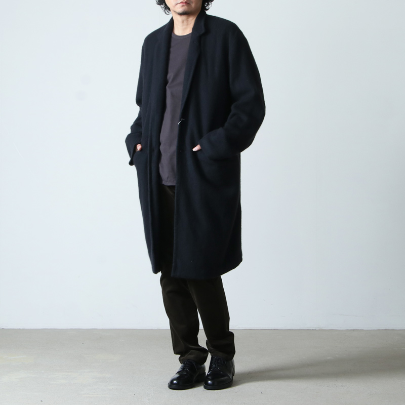 COMOLI (コモリ) 製品染 カシミヤ チェスターコート