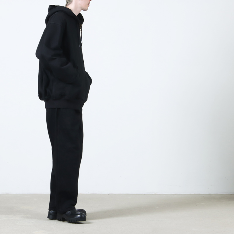 COMOLI (コモリ) ブラックデニム ジップパーカ