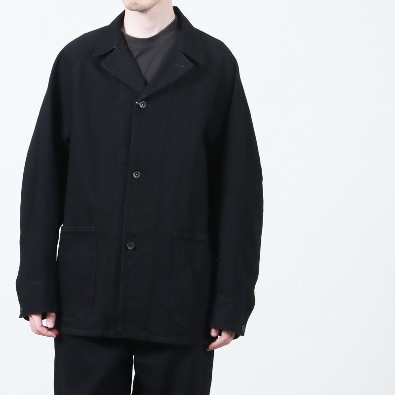 COMOLI (コモリ) ブラックデニム ワークジャケット