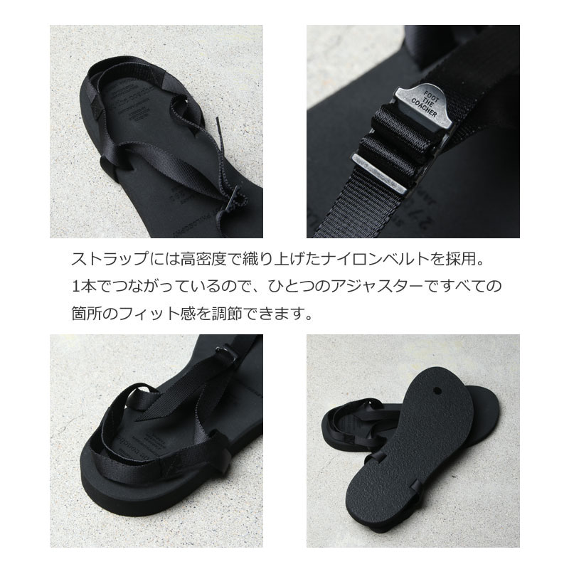 foot the coacher (フットザコーチャー) BAREFOOT SANDALS THICK SOLE