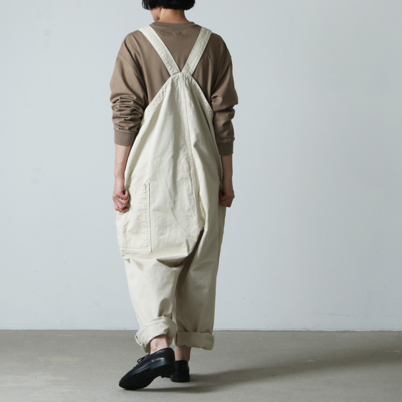 HARVESTY (ハーベスティ) オーバーオール チノクロス製品染