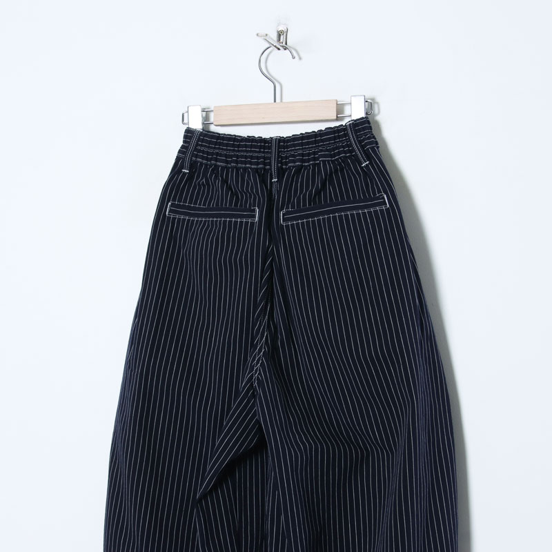 HARVESTY (ハーベスティ) サーカスパンツ ペンシルストライプ