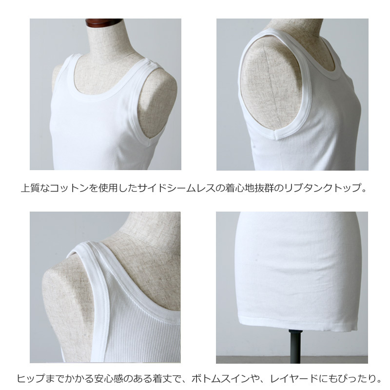 HENRI (エンリ) リブタンクトップ