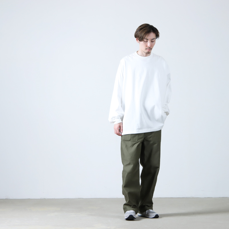 is-ness (イズネス) BALLOON LONG SLEEVE T SHIRT / バルーンロング