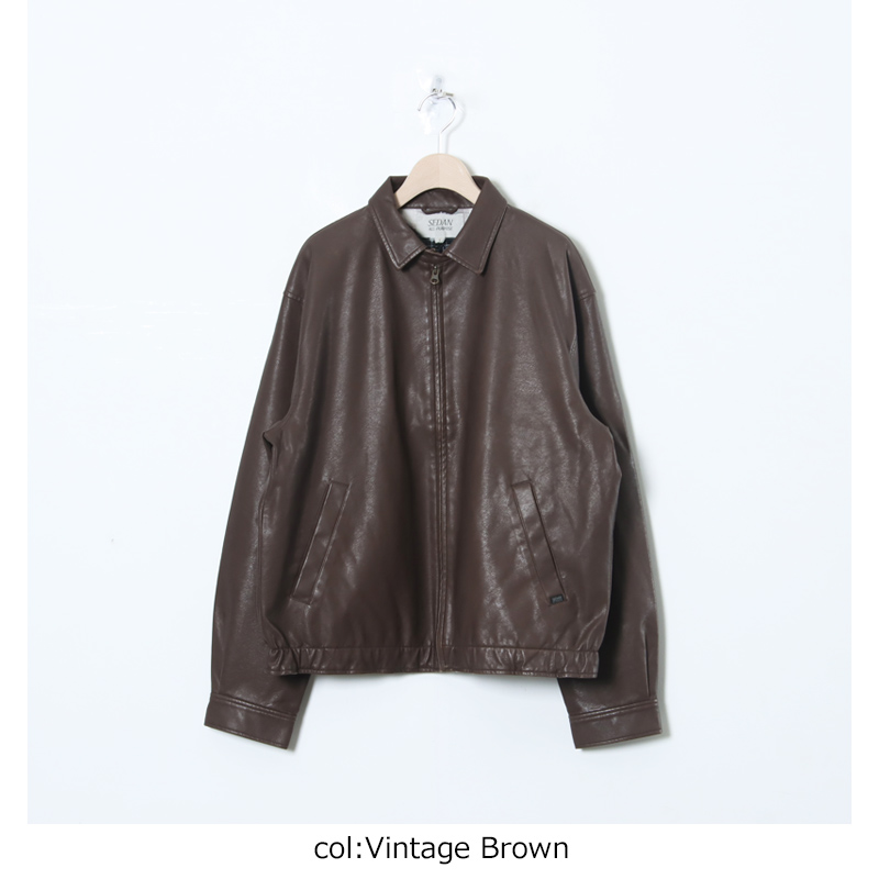 SEDAN ALL-PURPOSE (セダンオールパーパス) Synthetic Leather Jacket
