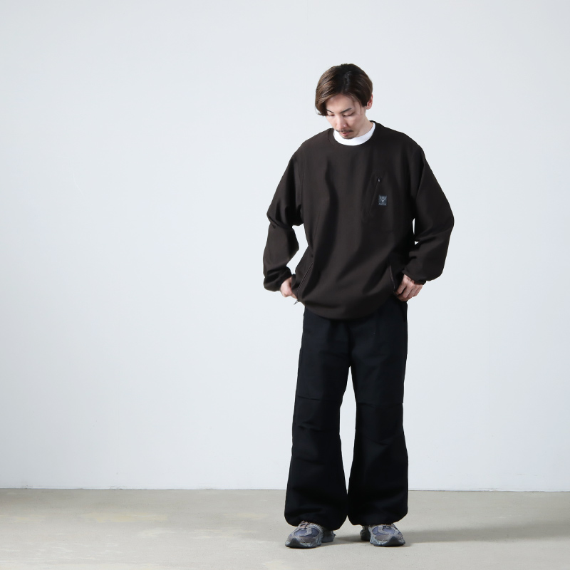 South2 West8 (サウスツーウエストエイト) Crew Neck Scouting Shirt