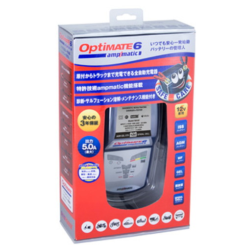 TM-187 Optimate6 バッテリーメンテナー ver.2 - バイク