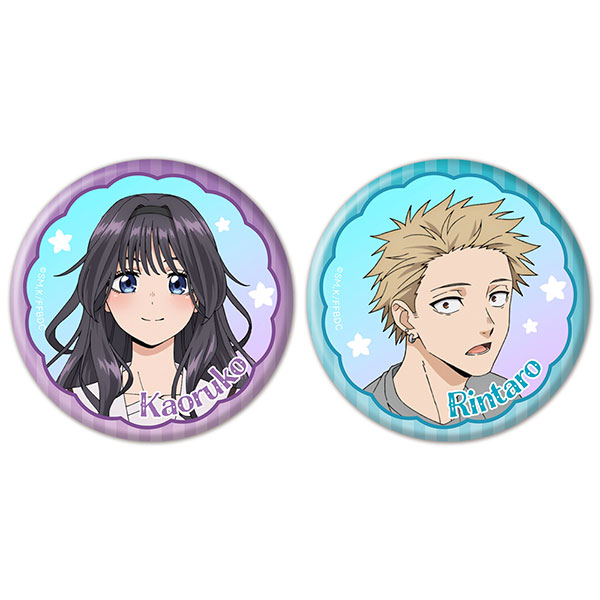 TVアニメ『薫る花は凛と咲く』オーロラ缶バッジ2個セット 和栗薫子＆紬